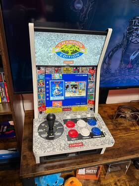 Evercade 060990240645 Alpha Street Fighter Bartop Arcade