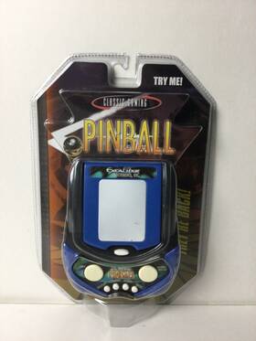 Excalibur 158ep-1-cs Classic Gaming Pinball Handheld Flip Up Console - Nib