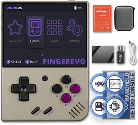 Fingerevo 433j57jij12c Miyoo Mini Plus Onionos Handheld Game Console 3.5-inch 640 480 Screen 3000mah Mi