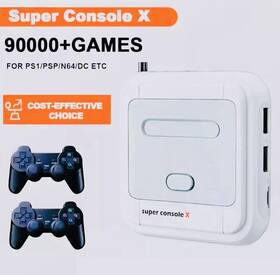 Gamebox 3256805600750320 Game Box Super Console X Retro Video Support 90000 Games 50 Emulato