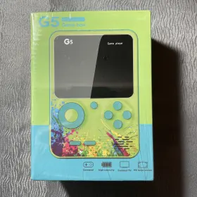 Gamebox 949211237352 G5 Handheld Game Box Player 3 Inch Screen Gray Tv Connect Capable New Sealed