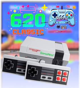 Gamenext 615317740282 Retro Game Console Classic Mini Handheld Video Built-in 620