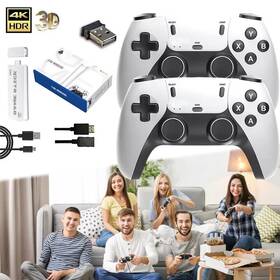 Gamestick 980595135052 M15 40000 4k Hdmi Tv Video Game Stick Retro Gaming Console 2 Wireless Controller