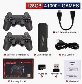 Gamestick Gd10 X2 Plus 128gb Pro 4k Game Stick 3d Hd Retro Video Console