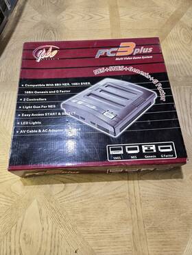 Gameware Ot-8388 Yobo Fc3 Plus Charcoal Console Snes Nes Genesis Gfactor