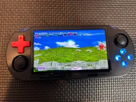 Ans16 Gaminja Black 4.5 Inch Ips Screen Gaming Handheld Bundle Gxrg