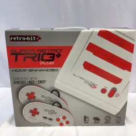43235-134717 Geek Theory Retro-bit Super Retro Trio Hd Plus 720p 3 In 1 Console System - Hdmi Port For