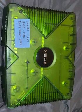 Halo 25105006604041705 Original Xbox Green Edition Microsoft 2004 Not Working