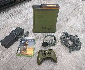 Halo 882224444477 Xbox 360 3 Special Ed Console Bundle Tested Working Controller And Headset