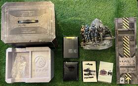 Halo R3f-00001 Reach - Legendary Edition Cib Game Statue Booklets Xbox 360 2010