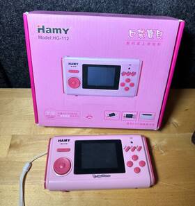 Hamy Hg-112 Pocketgame Nes / Famicom Clone - Portable With Built In Games Pink