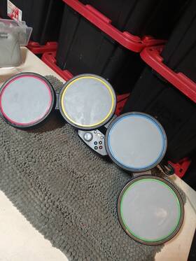 Harmonix 822149 Rock Band Wired Drum Base For Microsoft Xbox 360 Top Only
