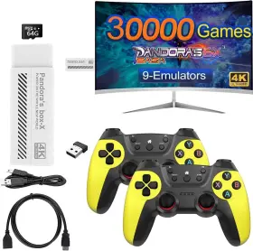 Harrisville Designs 746331557805 30000 Wireless Retro Game Stick Console Revisit Classic Video G