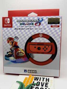 Hori 961818027992 Joy-con Wireless Wheel For Nintendo Switch Mario Kart 8 Deluxe Red