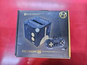 Hyperkin M01128-bkgd Retron Sq Hd Gaming Console - Black/gold For Game Boy/color/ Advance