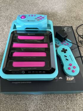 Hyperkin M01688-hb Retron 5 Hd Console Gba/gbc/gb/snes/nes/genesis/mega Drive Hyper Beach