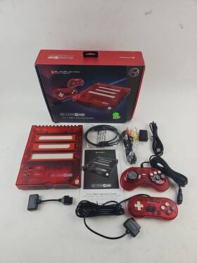 Hyperkin M03888-jr Retron 3 Hd 3-in-1 Retro Gaming Console - Red Please Read