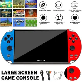 Ikaufen 980595488363 Handheld Game 7 Inch Hd Screen Classic Retro Console 10000 Games Built In