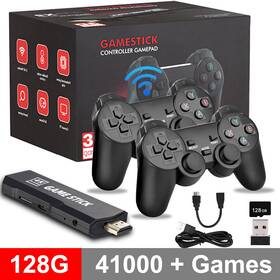 Ikaufen 982766908939 X2 Game Stick Retro Console 4k Hd 2.4g Wireless Controller 128g 41000