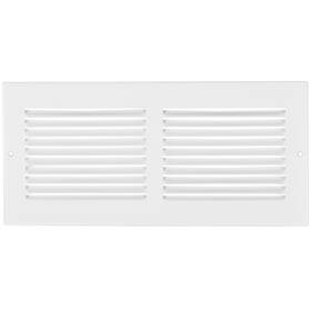 Imperial Rg0418 Return Air Sidewall Grille 14 In L 6 W Steel White Paint