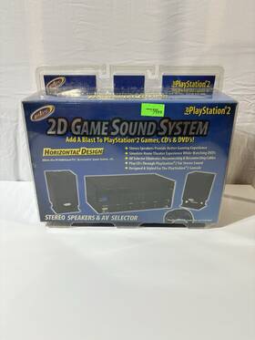 Intec 804926076084 2d Game Sound System For Ps2 Horizontal Design Brand New