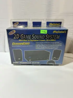 Intec 804926076084 2d Game Sound System For Ps2 Horizontal Design Brand New