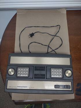 Intellivision 2609a Mattel 2609 Video Game System Console With Manual - Parts And Repair