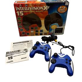 Intellivision 801561104356 X2 15 Video Game System Plug In Play 2 Controllers 2005
