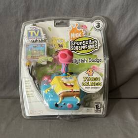 Jakks Pacific 59473 Sponge Bob Video Plug N Play Tv Game Jellyfish Dodge 2007 Squarepants New