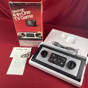 Jcpenny 4-in-one Vtg. Jcpenney Electronic Tv Game System Complete Original Box 1970s
