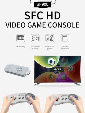 Kimi Sf900 Game Console Retro Video Wireless Games Stick Hd 2.4 5000