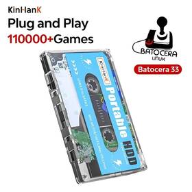 Kinhank 313113763770 Super Console 500g 100 000 Games And 70 Emulators Plug Play