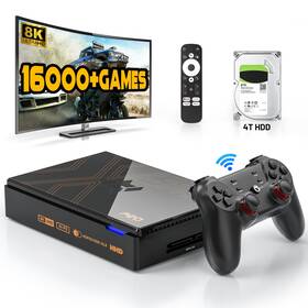 Kinhank 732124388527 Super Console X5 Pro Retro Game With Black