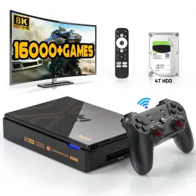 Kinhank 732124388527 Super Console X5 Pro Retro Game With Black Kinhank 732124388527 Super Console X5 Pro Retro Game With Black