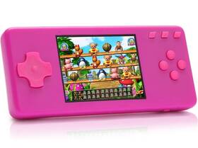 Kokoeiei 721722183955 Handheld Portable Game Console With Retro Games 3.2 Inch Screen And Added Headphones