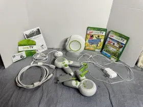 4090118161 Leapfrog Leaptv Educational Gaming Console Bundle With Controllers Camera Games