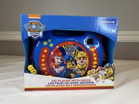 Rcdk100pa Lexibook New Paw Patrol Cd Player W 2 Microphones Karaoke Nib