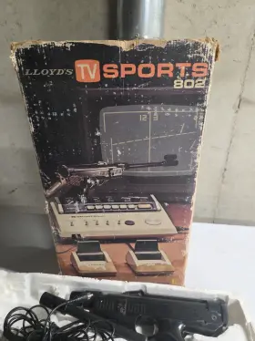 E-802 Lloyds International Tv Sports 802 Console And Paddles Vintage 1970s -untested- No Dc 9v