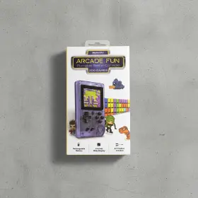 Mi-pgc01-588 Merkury Innovations Arcade Fun Portable Game Console 200 Games Preloaded