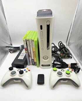 Microsoft 004nyca0271 Xbox 360 - 250gb Hdd Bundle With 10 Games See Video/view All Photos