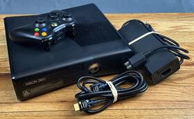 Microsoft 03615672101232512609 Xbox 360 S Slim 1439 Black Console System Bundle Set 4gb Storage Works Microsof