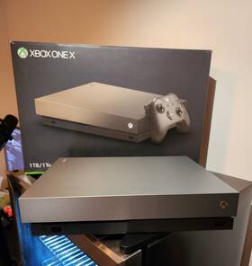 Microsoft 037643183517 Xbox One X 1tb Gold Rush Special Edition Console Only