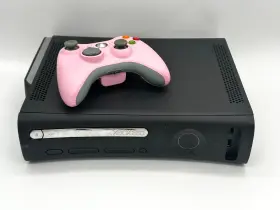 Microsoft 069540493307 Xbox 360 120gb Bundle With Pink Controller Hdmi And 7 Fun Games - Great Condition