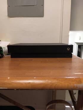 Microsoft 120158632027311183717 Console Only Xbox One X Broken Parts Only. No Cables. Accessories