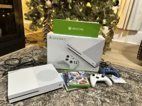 12699232010322683516 Microsoft Xbox One S 1tb Bundle With Box 2 Controllers 3 Games - Excellent Condition