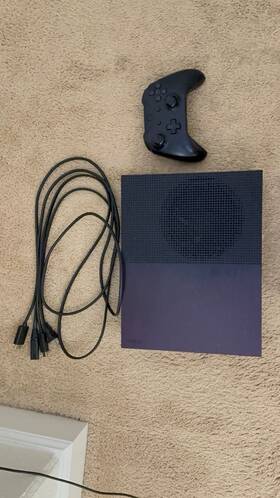 Microsoft 13441251069422591216 Xbox One S Purple Comes With Controller Power Cable And Hdmi