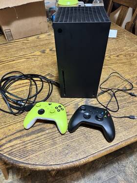Microsoft 14834422059261203717 Xbox Series X 1tb Console With 2 Controllers Hdmi Power Cable