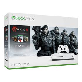 Microsoft 234-01020 Xbox One S White Gears 5 1tb Console New