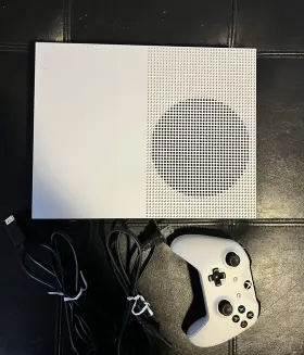 23400347 Microsoft Xbox One S 1tb White Console Excellent Condition Comes With 2 Games