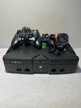 Microsoft 33605 Original Xbox Console Bundle 1 Controller With All Cords